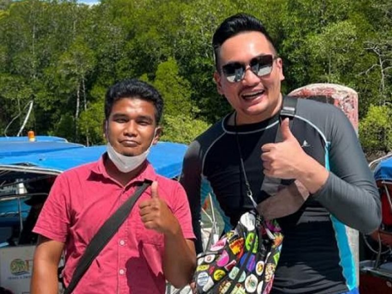 Faizal and Data AC Milan