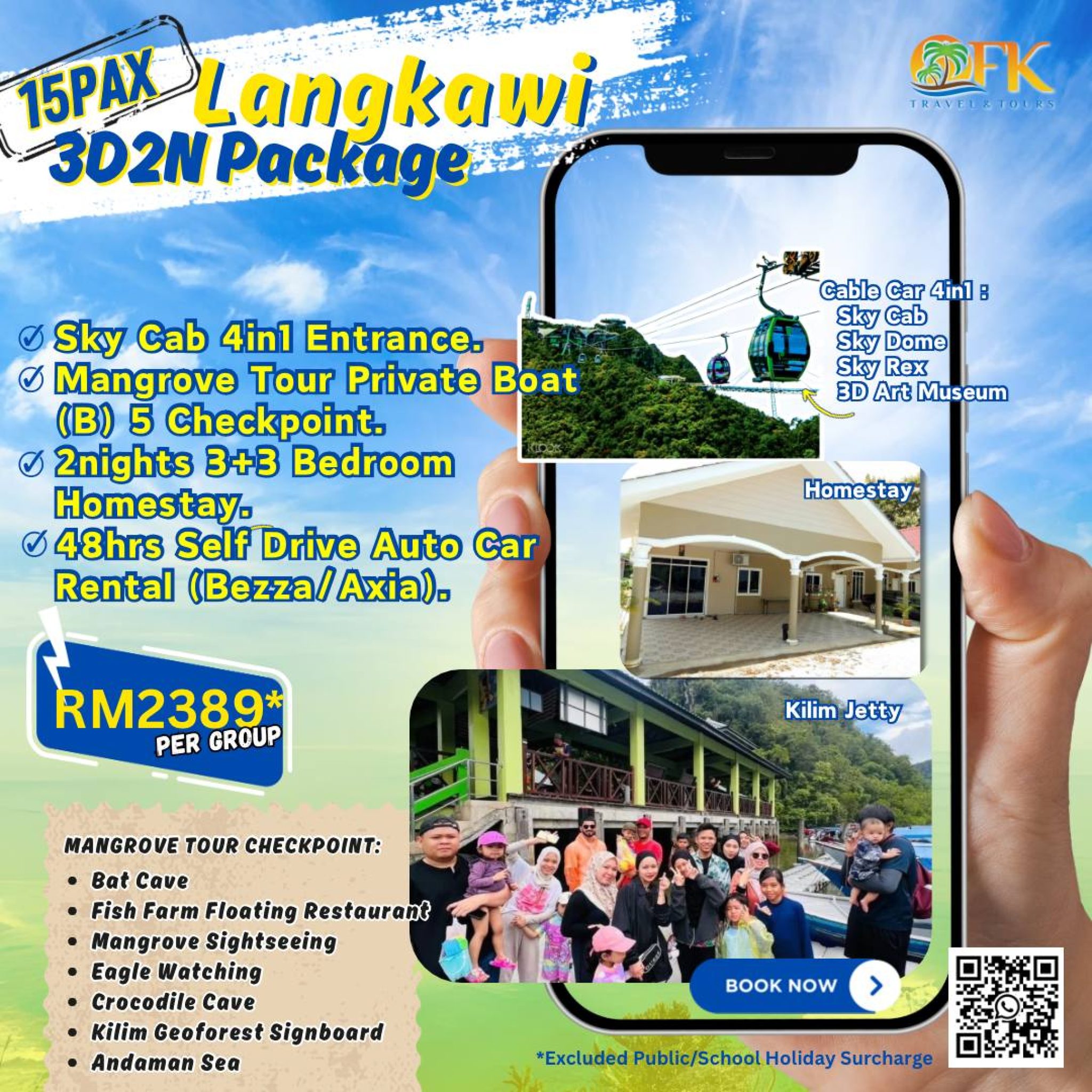 Langwake Langkawi Combo Packages - FK Travel & Tours